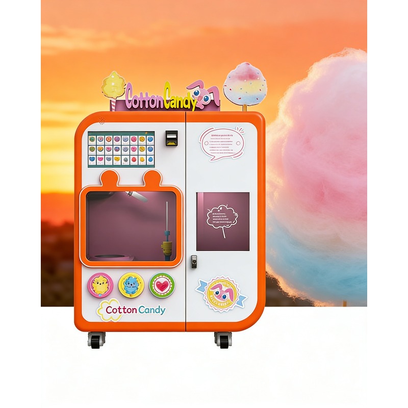 Arcade Vending & Laundry - آلة بيع حلوى القطن الأوتوماتيكية بالكامل