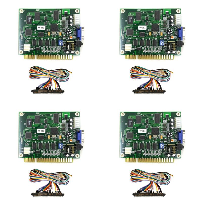 لوحة ألعاب أركيد X64A-4X متعدد - مراجعة Usb Game Board Jamma وسعره