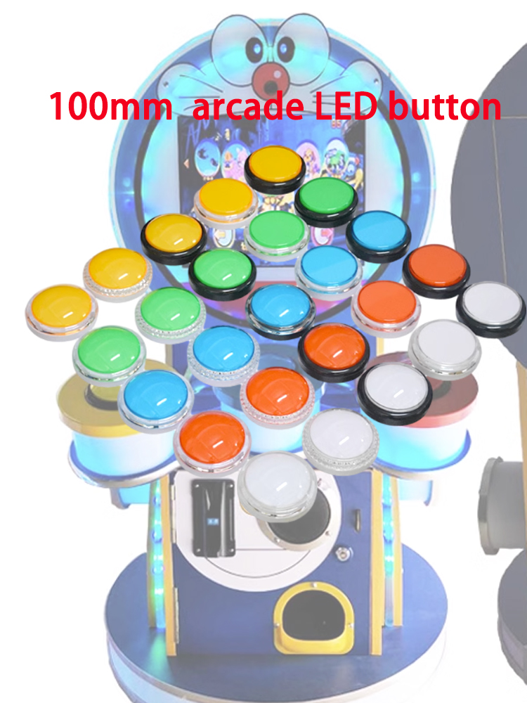 زر LED دائري 100 مم بجهد 12 فو - مراجعة Arcade Vibes وسعره